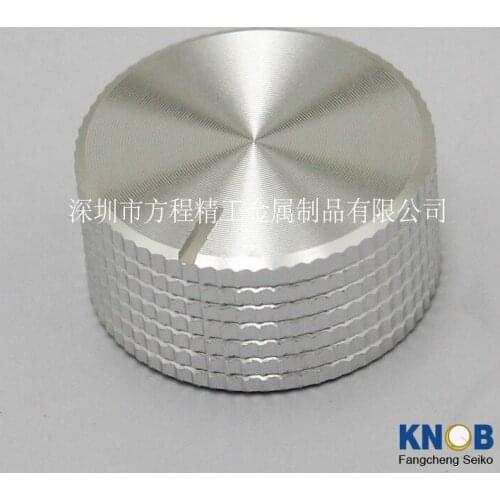 Free shipping 1pcs Diameter 25mm high 12mm all aluminum solid Volume knob