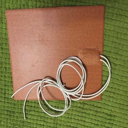 150X100mm,150W 240V, Universal Flexible Silicone Heater Pad Plate Engine Oil Pan Heater, Engine Crankcase Industrial Heater