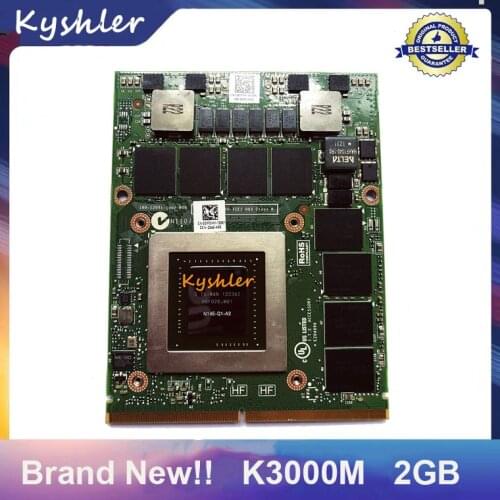 Brand New K3000M K 3000M N14E-Q1-A2 Video Graphics VGA Card for Laptop Dell Precision M6700 M6800 HP 8760W 8770W 8740W 100% Test
