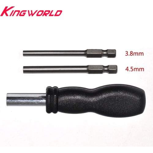 Xunbeifang 10pcs 3.8mm and 4.5mm Screwdriver Bit Screw Driver GameBit with Handle for Nintendo SNES N GC for N64