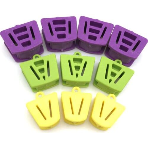 10Pcs Dental Bite Block Retractor Opener Silicone Mouth Props Cushion Adult/Child