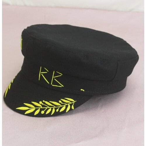 2021 Hat Autumn Winter New Women Embroidery Military Hats Fashion Woolen Felt Outdoor Travel Go Shopping Keep Warm Cap QDKPOTC
