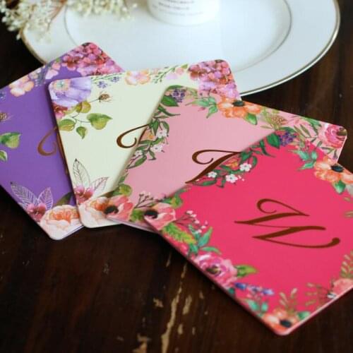30pcs/lot Bronzing Creative Personality Wedding Invitation Envelope Color Flower Printing Invitation Card for Wedding Party