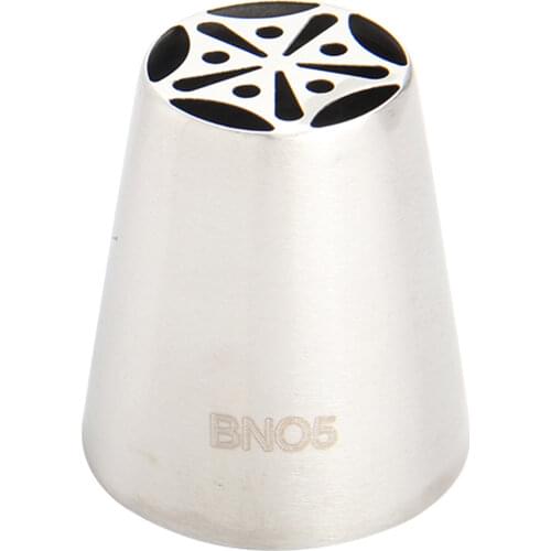 Free Shipping Stainless Steel 304 Large Russian Tulip Piping Nozzle Cakes Cupcakes Decorating Icing Tips#BNO5