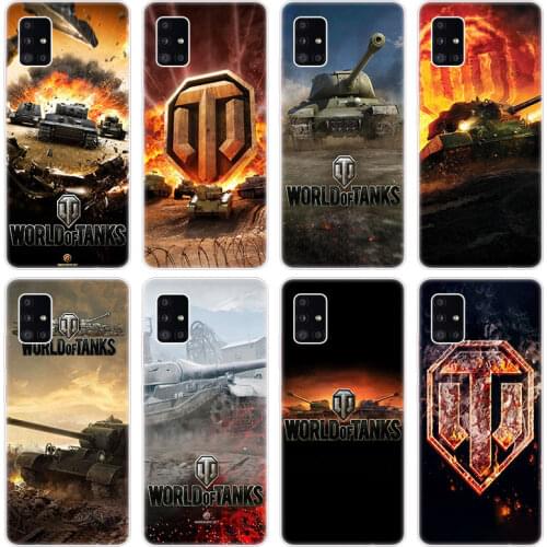 World of tanks Soft Case for Samsung Galaxy A12 A02 A03S A21S A22 A32 A52 A72 A82 Quantum 2 S21 Plus FE Ultra M02S M12 Cover