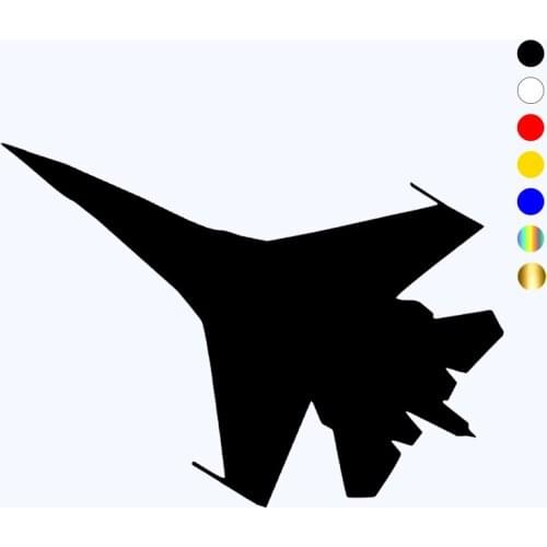 CK3099#20*13cm SU-24, Su 24 aircraft reflective funny car sticker vinyl decal silver/black car auto stickers for car bumper