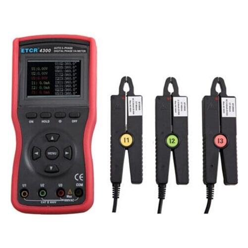 ETCR4300 Three Phase Meter Price with Digital Phase Volt-Ampere Meter