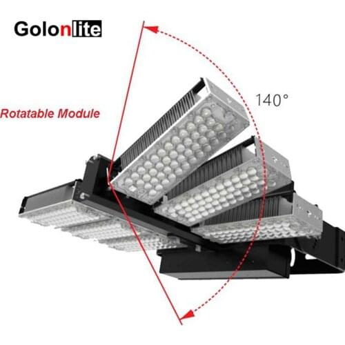 Golonlite LED stadium light 1000W 1500W 1200W 500W 800W 600W adjustable floodlight sport court field high mast IP65 Meanwell CE