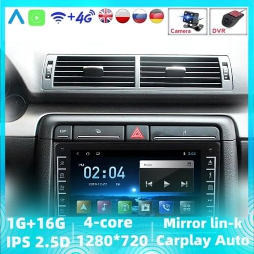 IPS Screen Android GPS Navigation For AUDI A4 SEAT EXEO S4 RS4 8E 2002-2008 Car Multimedia Radio Video Player BT WIFI NO DVD