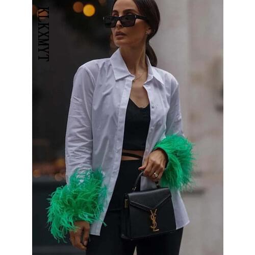 Женские белые рубашки Klkxmyt China At AliExpress