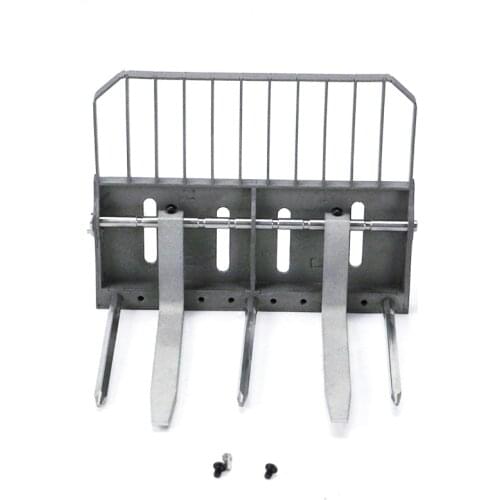 LESU 1/14 RC Metal Fork Bucket for Hydraulic Skid Steer Loader Bobcat Model TH18384-SMT5