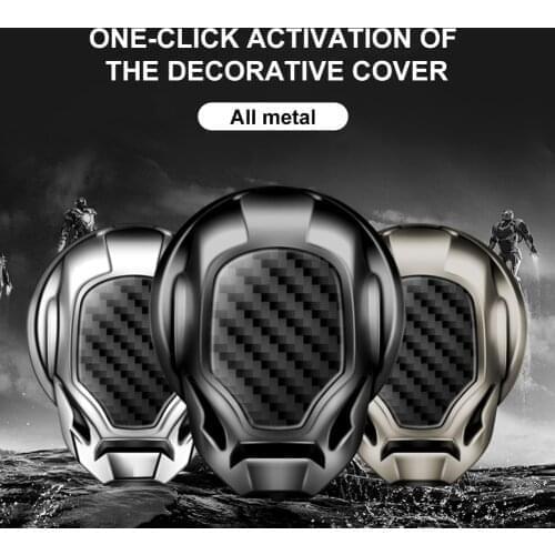 Car Interior Modification One-key Start Button Protection Cover Sticker Ignition Device Switch Personalized Decoration Sticker
