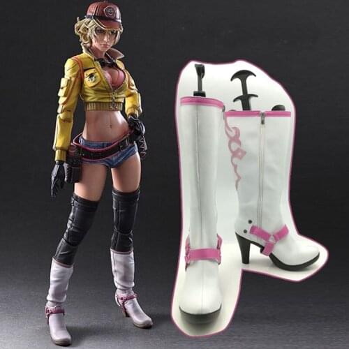 New Final Fantasy XV Cindy Aurum Cosplay Shoes Anime Boots high quality Tailor-Made