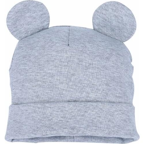 Solid Color Baby Winter Hat Cotton Warm Baby Hat Girls Boys Caps Newborn Photography Props Baby Boy Accessories