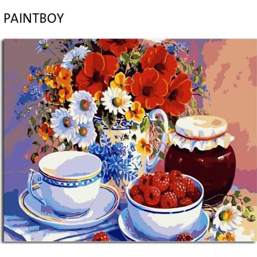 Картины-раскраски по номерам Paintboy China At AliExpress