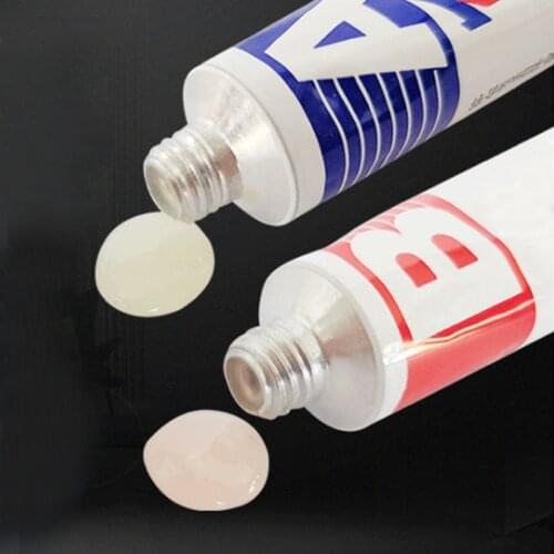 Industrial Heat Resistance Cold Weld Metal Repair Paste Metal Paste Cream 2pcs Glue Set Universal FKU66