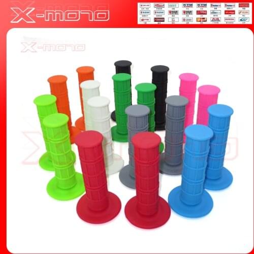7/8" Full Waffle Grips Handlebar Handle Bar Rubber Grips MX Motocross Jet Ski PWC Off Road ATV ATC Moped