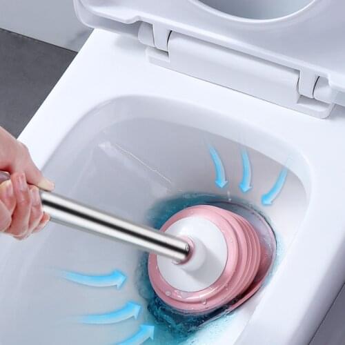 Manual Toilet Plungers Sink Unblock Suction Cup Dredge Tool Toilet Plungers Sewer Household Ventouse Bathroom Products DF50XP