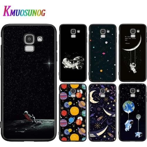 Space Planet Stars For Samsung Galaxy J2 J3 J4 Core J5 J6 J7 J8 Prime duo Plus 2018 2017 2016 Silicone Phone Case