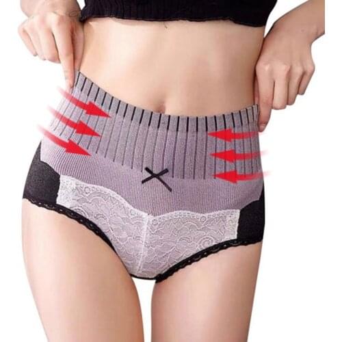 Sexy Lingerie Seamless Panties Underwear Women High Waist Brief Hip Lift Underpanties Breathable Pant