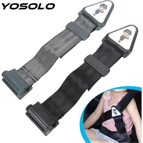 YOSOLO Seat Belt Correction Tape Adjuster Car Baby Safety Seat Strap Belt Buckle Universal Children Kid Car Safety Belt 30X6 cm