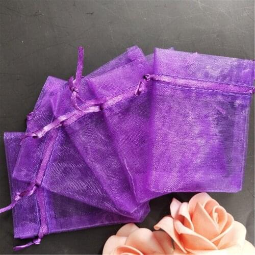 9x12cm 100 pcs Jewelry Packaging Bags Wedding Christmas Gift Pouches Bag Organza Bags Sachet Of Organza 8ZSH313