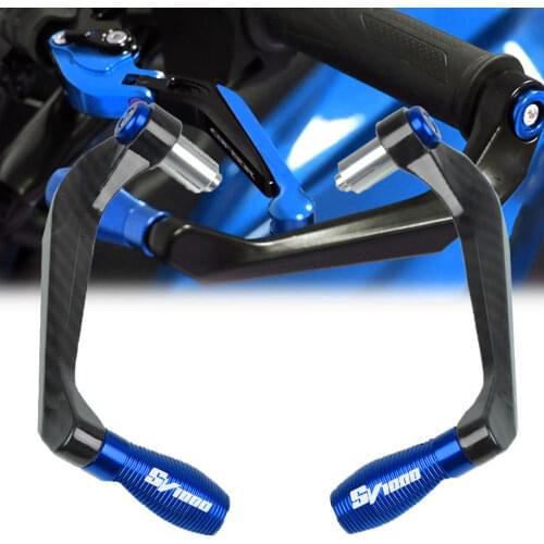 Motorcycle Aluminum 7/8" 22mm Handlebar Brake Clutch Levers Protector Guard FOR SUZUKI SV1000 SV 1000 2003 2004 2005 2006 2007