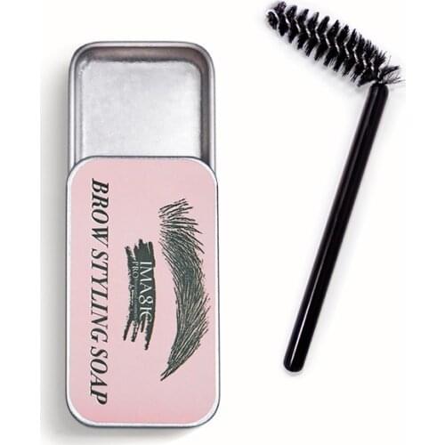 Eyebrow Shaping Soap Gel Eye Makeup Fluffy Feathery Eye Brow Natural Waterproof Long Lasting Lift Wild Brows Wax Makeup TSLM2
