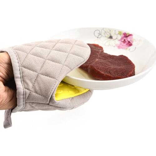 1PCS Kitchen Microwave Oven Silicone Resistant Heat Temperature Gloves Insulation Anti Scald Hand Clip Dish Bowl Holder