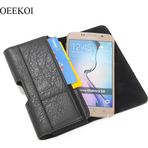 OEEKOI Stone Pattern Belt Clip Pouch Holster Case for Leagoo Xrover C/XRover/Power 5
