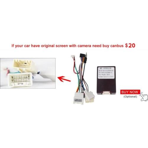 Optional Accessories Cable Canbus For Toyota Fortuner Hilux 2004-2014 (If your car have original screen with car camera )