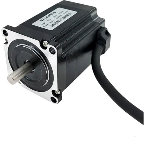 57BYG stepper motor 1.8 Degree 3.1A 2N.m 76mm 2 phase hybrid driver motor Nema 23 Step Motor