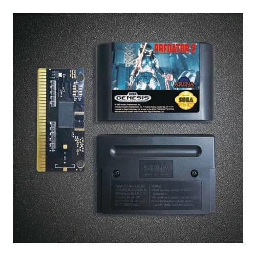 Predator 2 - 16 Bit MD Game Card for Sega Megadrive Genesis Video Game Console Cartridge