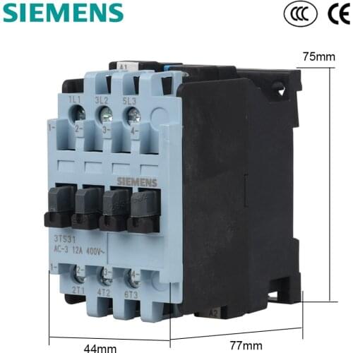 12A AC Contactor 220V 50/60Hz Coil Voltage AC 24V 110V 220V 380V Contactor 3TS32 00-0XM0 SIEMENS