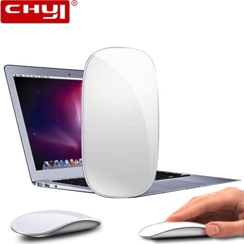 Magic Touch Ergonomic Wireless Mouse 1600DPI Ultra Thin USB Optical Mice Office Mouse With USB C Adapter For Apple Macbook PC