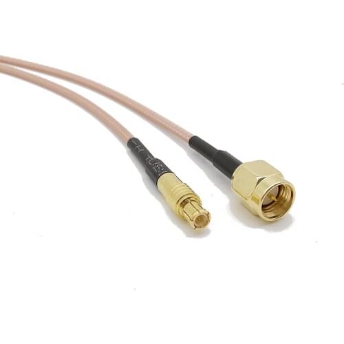 MCX Male Plug To SMA Male Straight Crimp Coax Pigtail Jackplug Wire Connector Adapter RG316/RG316D/RG174/RG178 RF Coaxial Cable