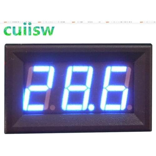 Mini 3.0-30VDC Digital Voltage Panel Meter DC 3.0V to 30V Blue LED Digital Voltmeter DC Voltage Monitor Meter LED display