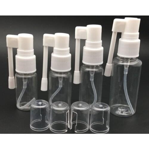 1pcs Empty Plastic Nasal Spray Bottles Pump Sprayer Mist Nose Spray Refillable Bottle For Medical Packaging 10ml 20ml 30ml
