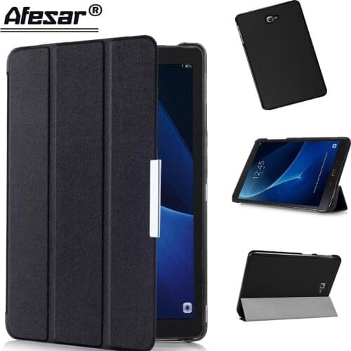 Tab A6 10.1" SM T585 tablet smart Cover For Samsung Galaxy Tab A 10.1 2016 T580 T587 Protector film stand Case magnetic sleep