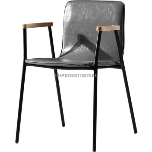 Modern Simple Back Armchair, Make-up Chair, Household Dining Chair, Nordic Coffee Shop, Leisure Desk And Chair, Creative Desk An