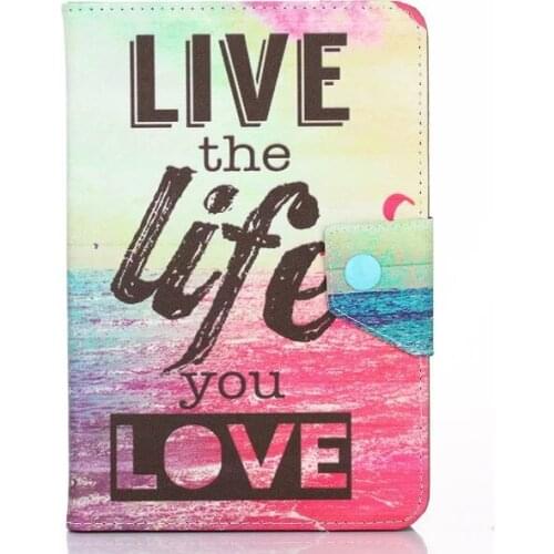 Universal Cover for Samsung Galaxy Tab 4 10.1 T530 T531 T535 10.1 inch Tablet Printed PU Leather Stand Case