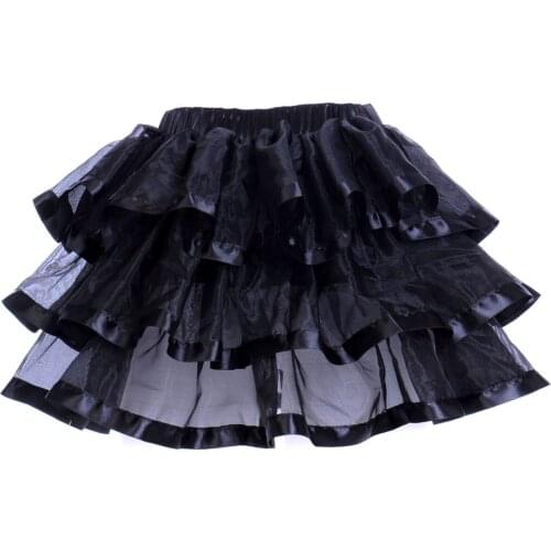 Women Multilayer Sexy Striped Mesh Tulle Pleated Mini Tutu Skirt Showgirl Party Fashion Dance Skirts Plus Size S-6XL