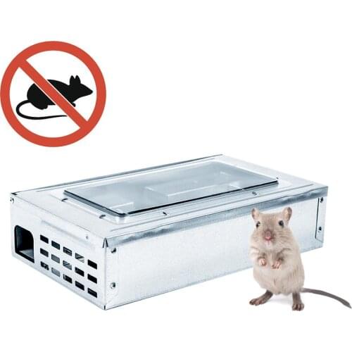 1Pcs Mouse Trap Multifunctional Perspective Window Bait Box Mouse Trap Cage Environmental friendly for Household Use