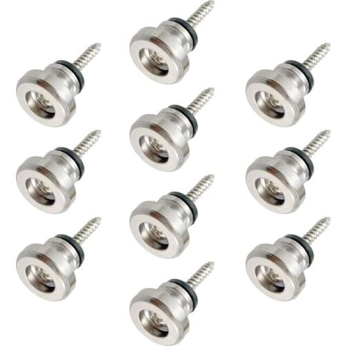 10pcs Strap Belt Lock Buckle Stopper for Guitar Bass Ukulele Accessory