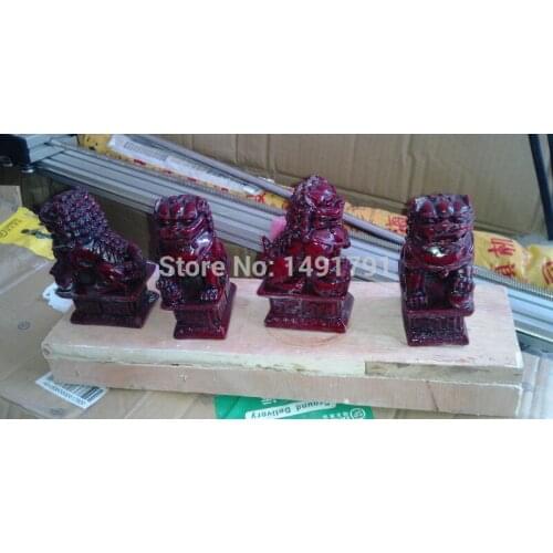 4 lions props real life room escape mysterious door game Rotate the four lion open lock