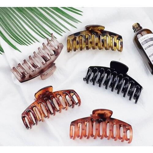 New 6 Colours Big 11CM Women Hair Claws For Bathing Hair Clips Girls Hair Accessories for Women Hair Styling Tool Crab Headwear
