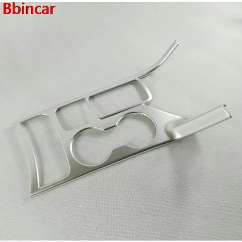 Bbincar ABS Matte Water Cup Holder Frame Internal Gear Shift Trim Car Styling For Left Hand Drive For KIA Sportage 2016 2017