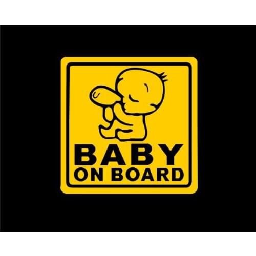B01--baby on board inside for Apple Macbook Pro Air 11" 12 13 15 Vinyl 15.6 HP Notebook reflective car decal sticker