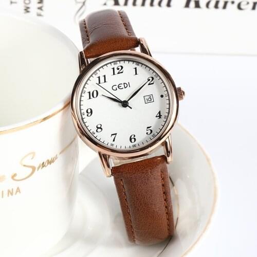 CIOFA Ladies Watch With Leather Strap