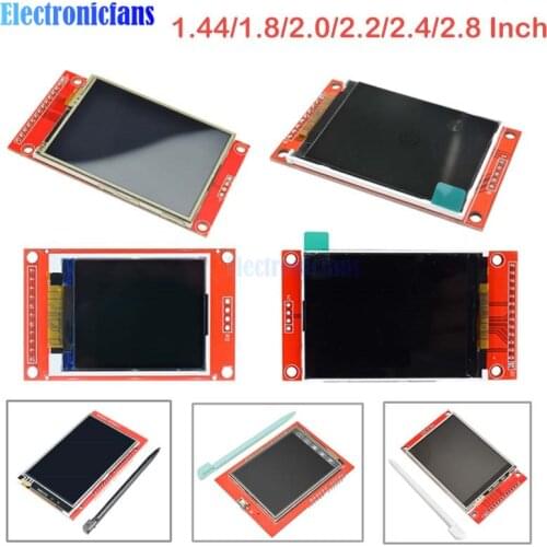 1.44/1.8/2.0/2.2/2.4/2.8 Inch TFT Color Screen LCD Display Module Drive ST7735 ILI9225 ILI9341 Interface SPI 128*128 240*320